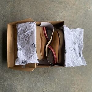 UGG Brown and Red Platform Shoes